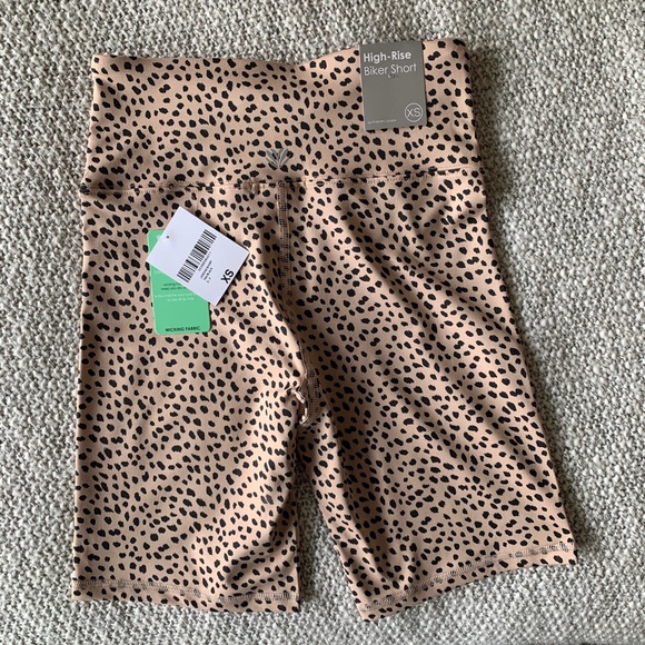 cheetah biker short